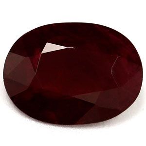 RUBY FACETED 1.12ct RED Pigeon Blood Red SI REST_OF_AFRICA HEATED