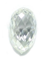 Prírodný diamant briolette,...