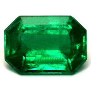 Szmaragd 1,78 ct, zielony, szlif szmaragdowy