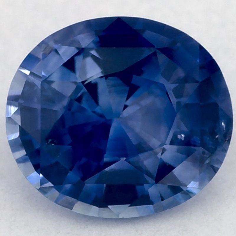Szafir 1,45 ct, niebieski, szlif owalny