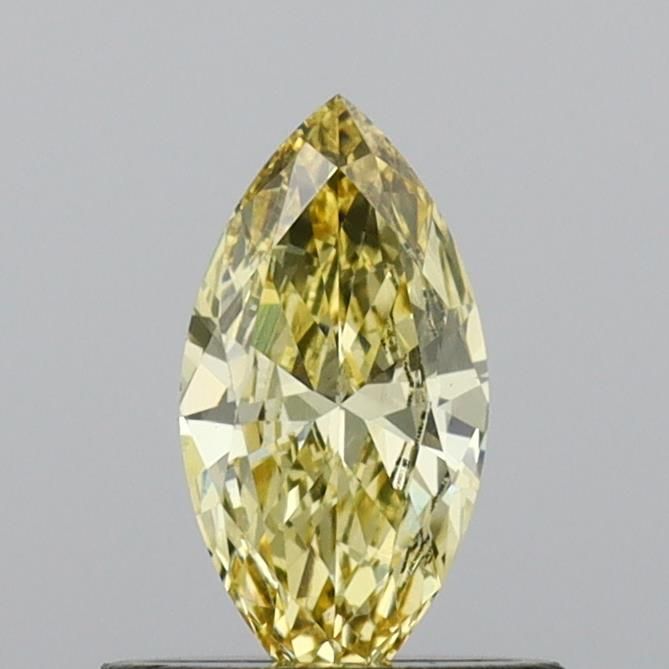 0.39 CT Fancy Intense Yellow MARQUISE