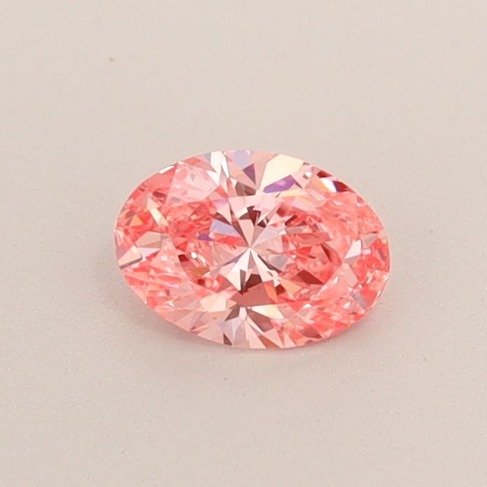 0.34 CT Fancy Vivid Pink OVAL
