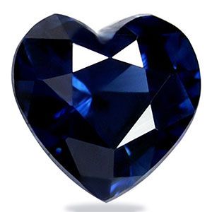 SAPPHIRE FACETED 1.38ct BLUE Deep Blue EC MADAGASCAR NONE