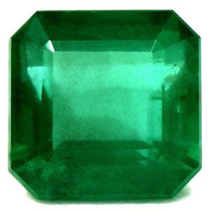 Szmaragd 2,68 ct, zielony, szlif szmaragdowy