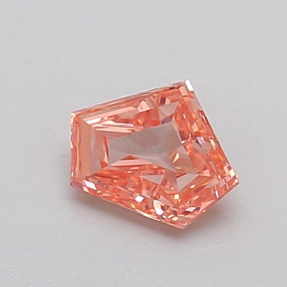 0.4 CT Fancy Intense Orange PENTAGONAL