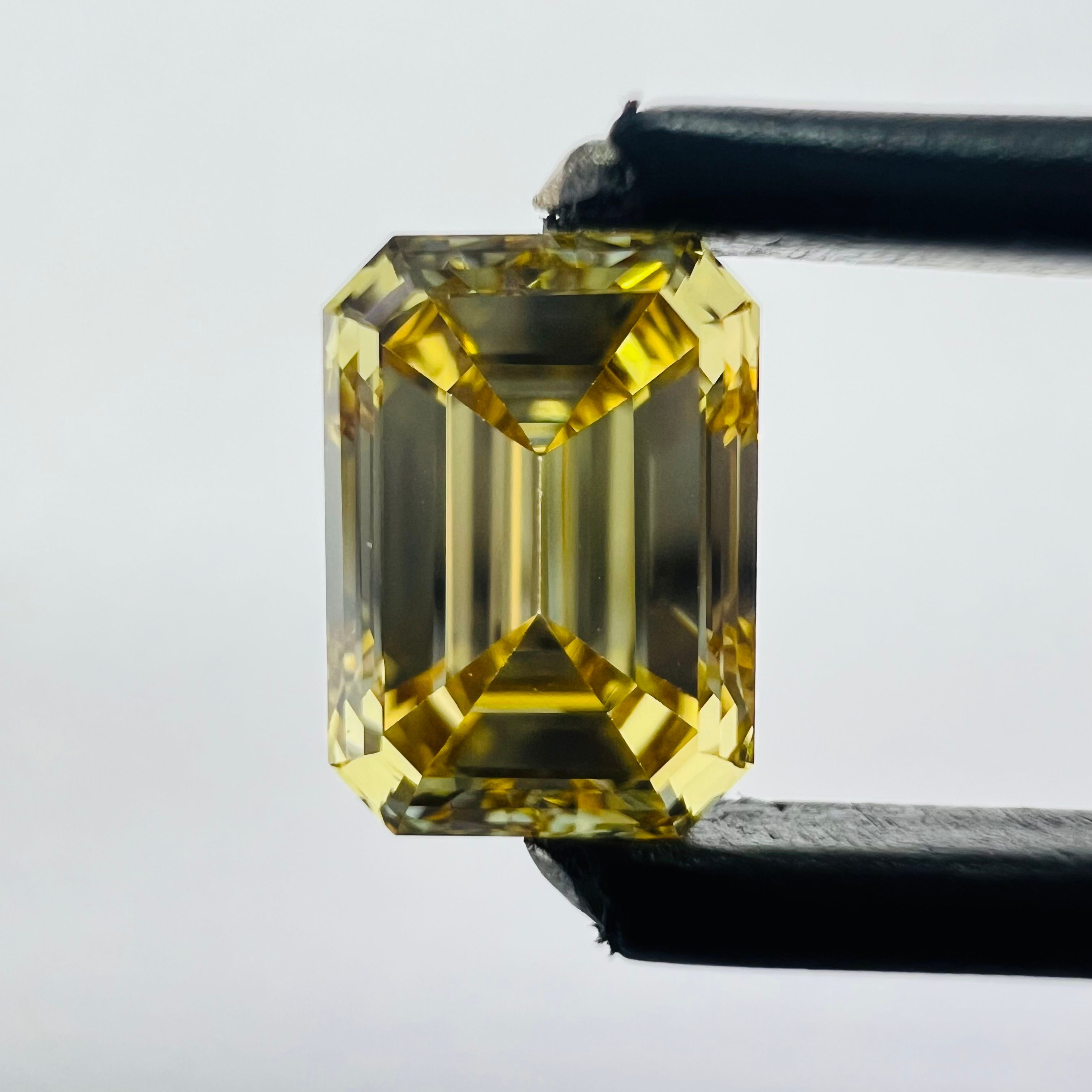 1.01 CT Yellow EMERALD