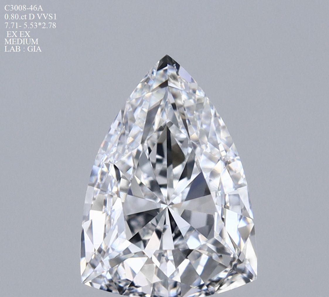 Prírodný diamant triangel,...