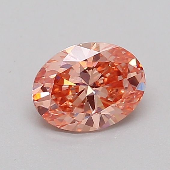 0.61 CT Fancy Intense Brownish Orange OVAL