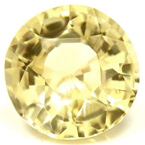 Szafir 1,94 ct, żółty, szlif okrągły
