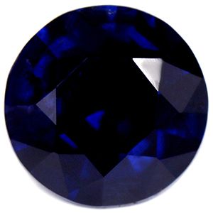 Szafir 2,64 ct, niebieski, szlif okrągły