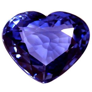 Szafir 1,95 ct, niebieski, szlif serce