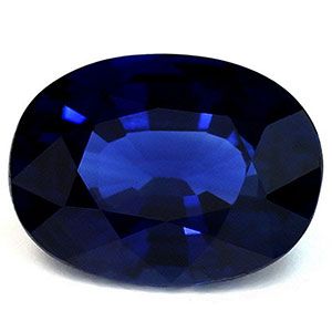 Szafir 1,45 ct, niebieski, szlif owalny