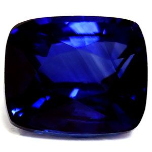 Szafir 1,09 ct, niebieski, szlif cushion