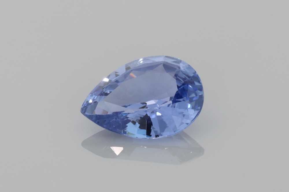SAPPHIRE FACETED 1.11ct BLUE Light BLUE SI SRILANKA HEATED