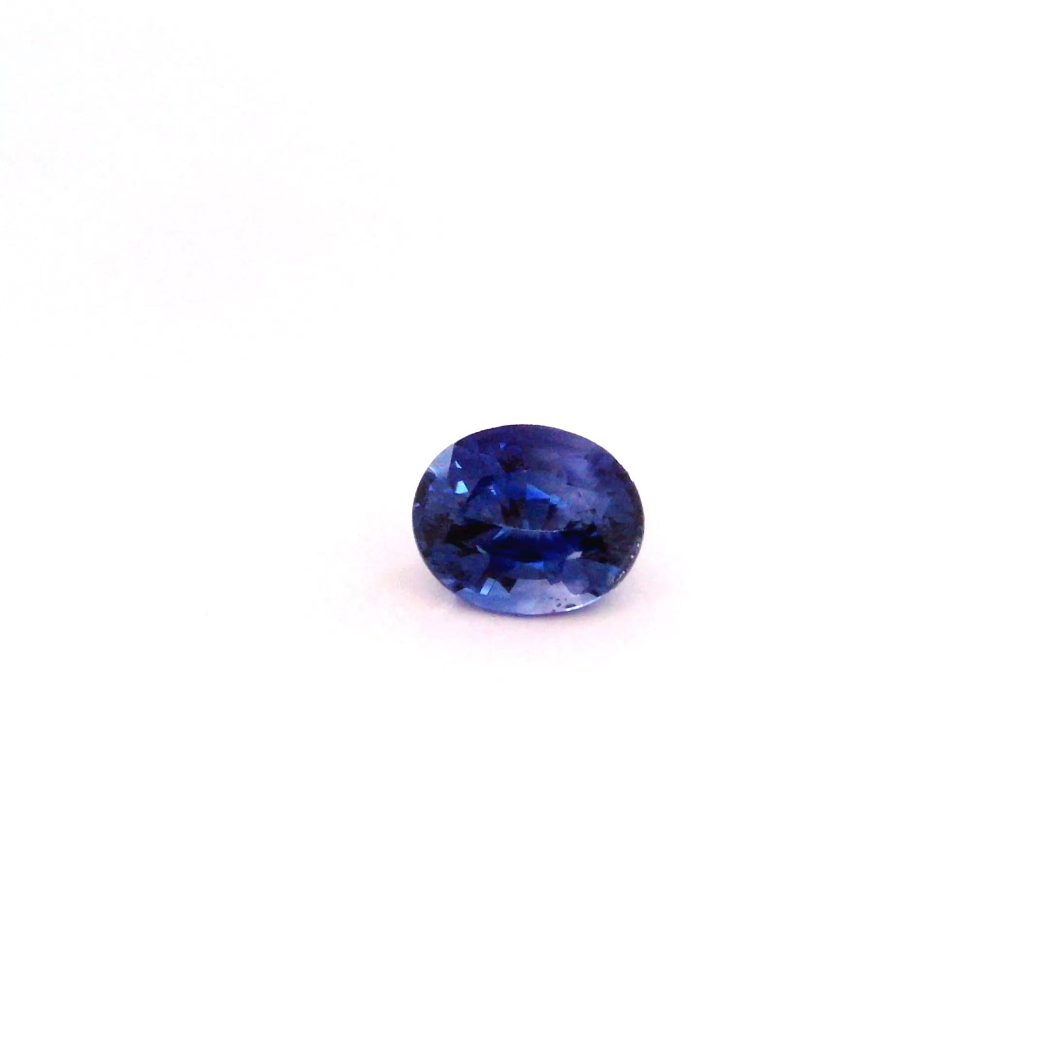 Szafir 1,67 ct, niebieski, szlif owalny
