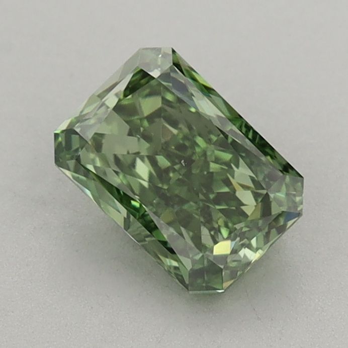 1.0 CT Fancy Vivid Green RADIANT