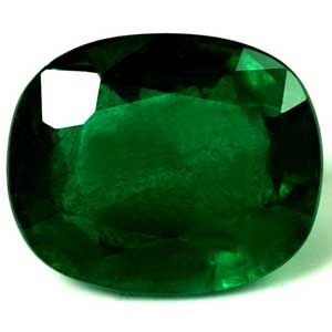 Szmaragd 5,29 ct, zielony, szlif cushion