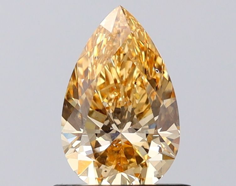 1.01 CT Fancy Intense Orange PEAR