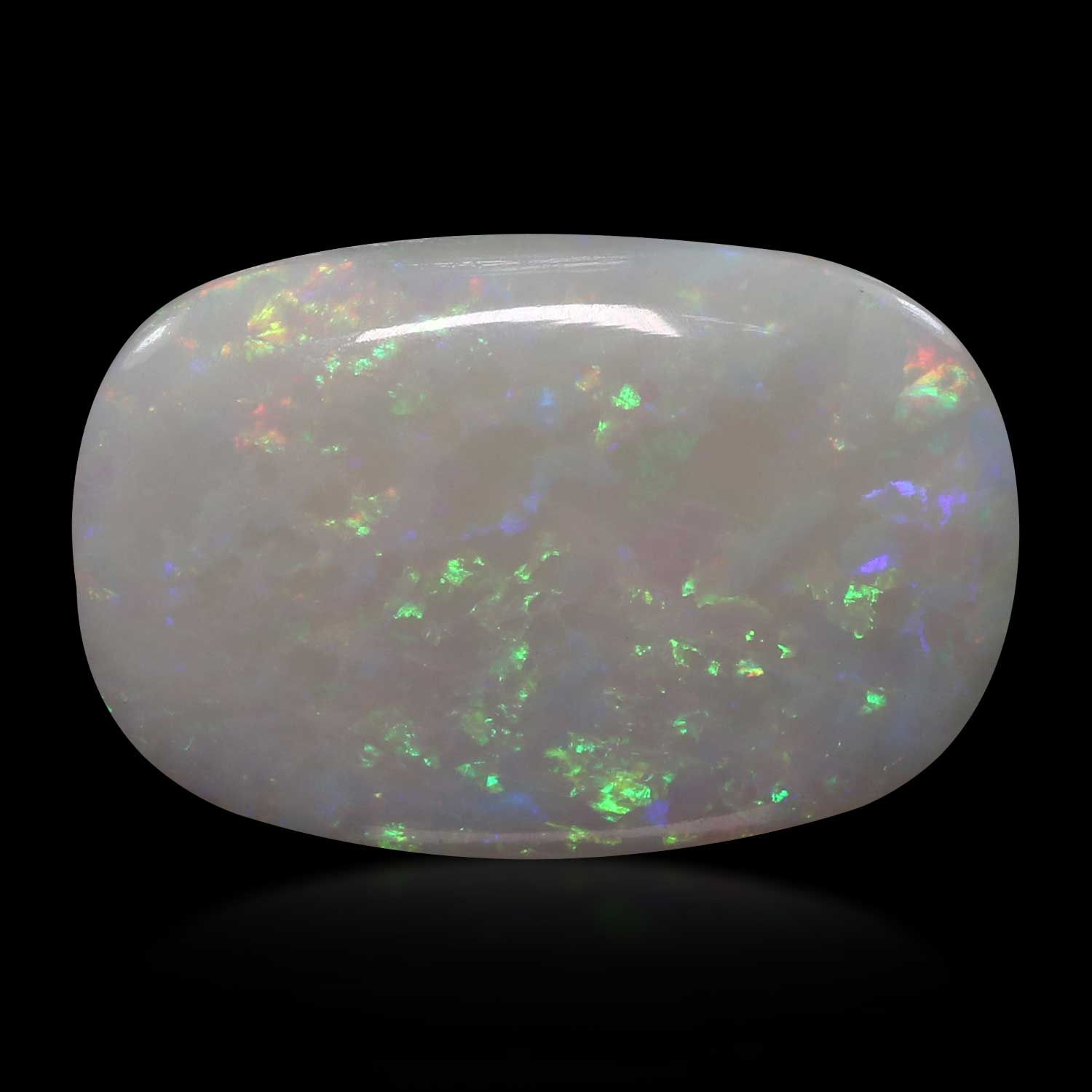 OPAL CABOCHON 7.12ct WHITE MI AUSTRALIA NONE