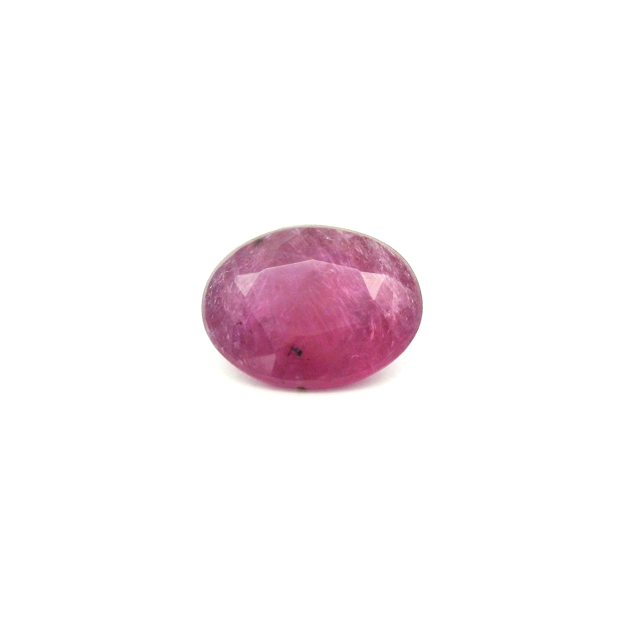 Rubin 2,11 ct, czerwony, szlif owalny