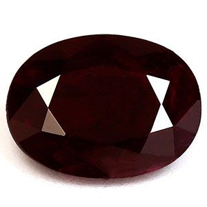RUBY FACETED 1.51ct RED Deep Red SI REST_OF_AFRICA HEATED