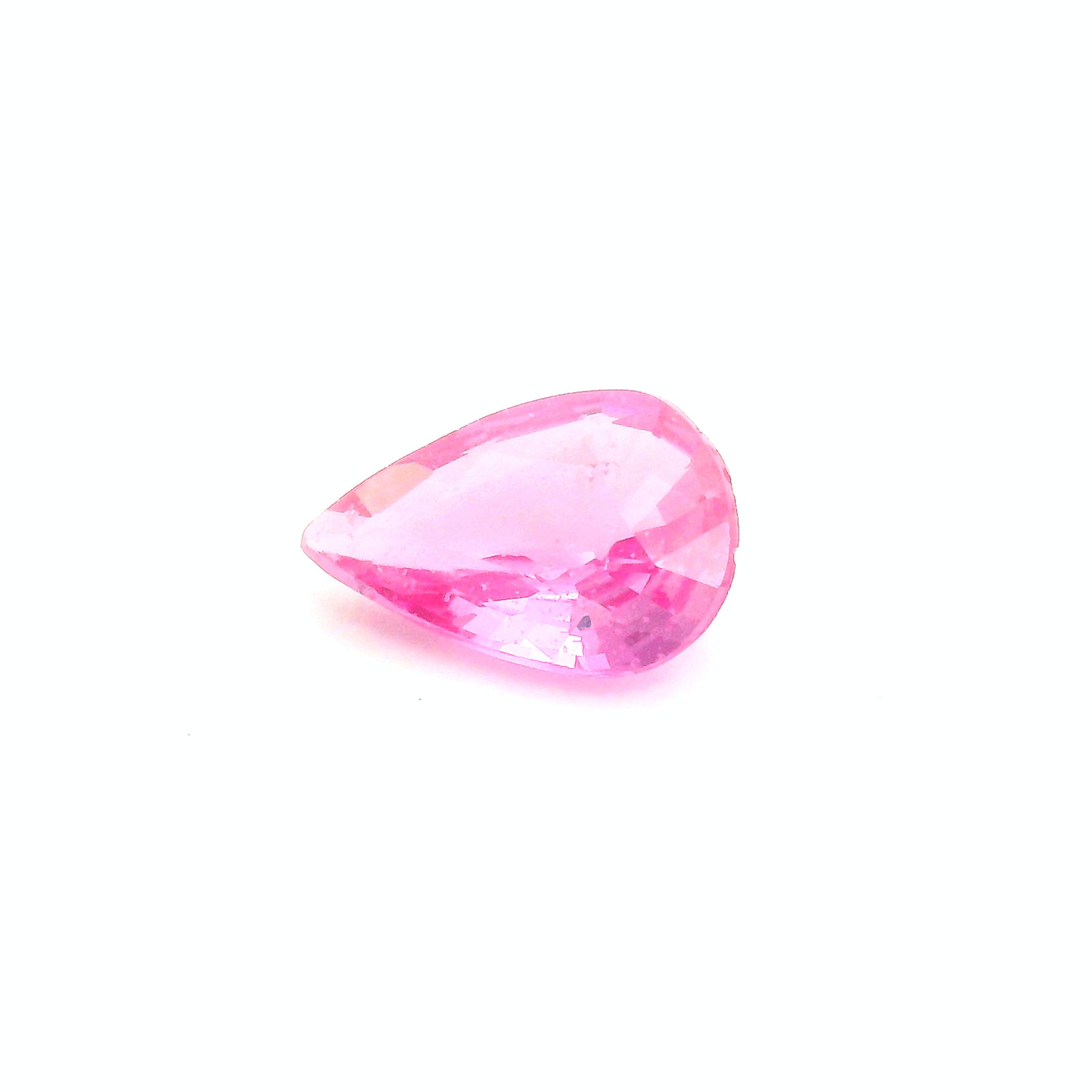 0.65 ct Pear sapphire