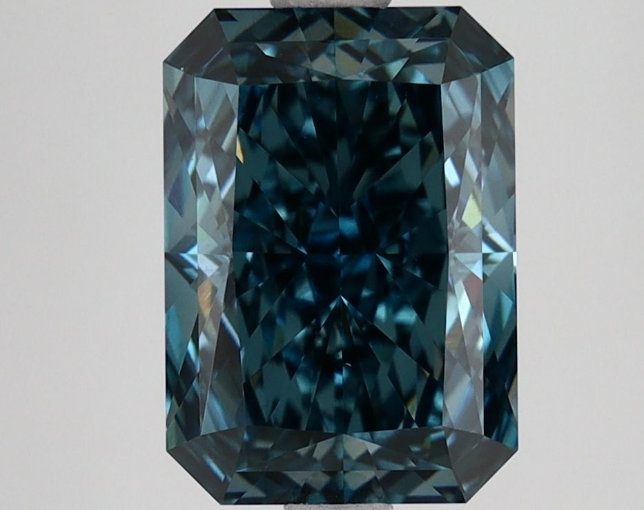 RADIANT 3.08ct Fancy Vivid Blue VVS1 – EX EX NON