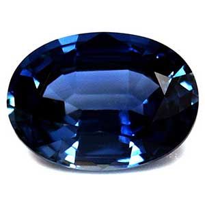 Szafir 1,08 ct, niebieski, szlif owalny
