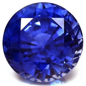 SAPPHIRE FACETED 1.45ct BLUE Intense Blue EC SRILANKA HEATED