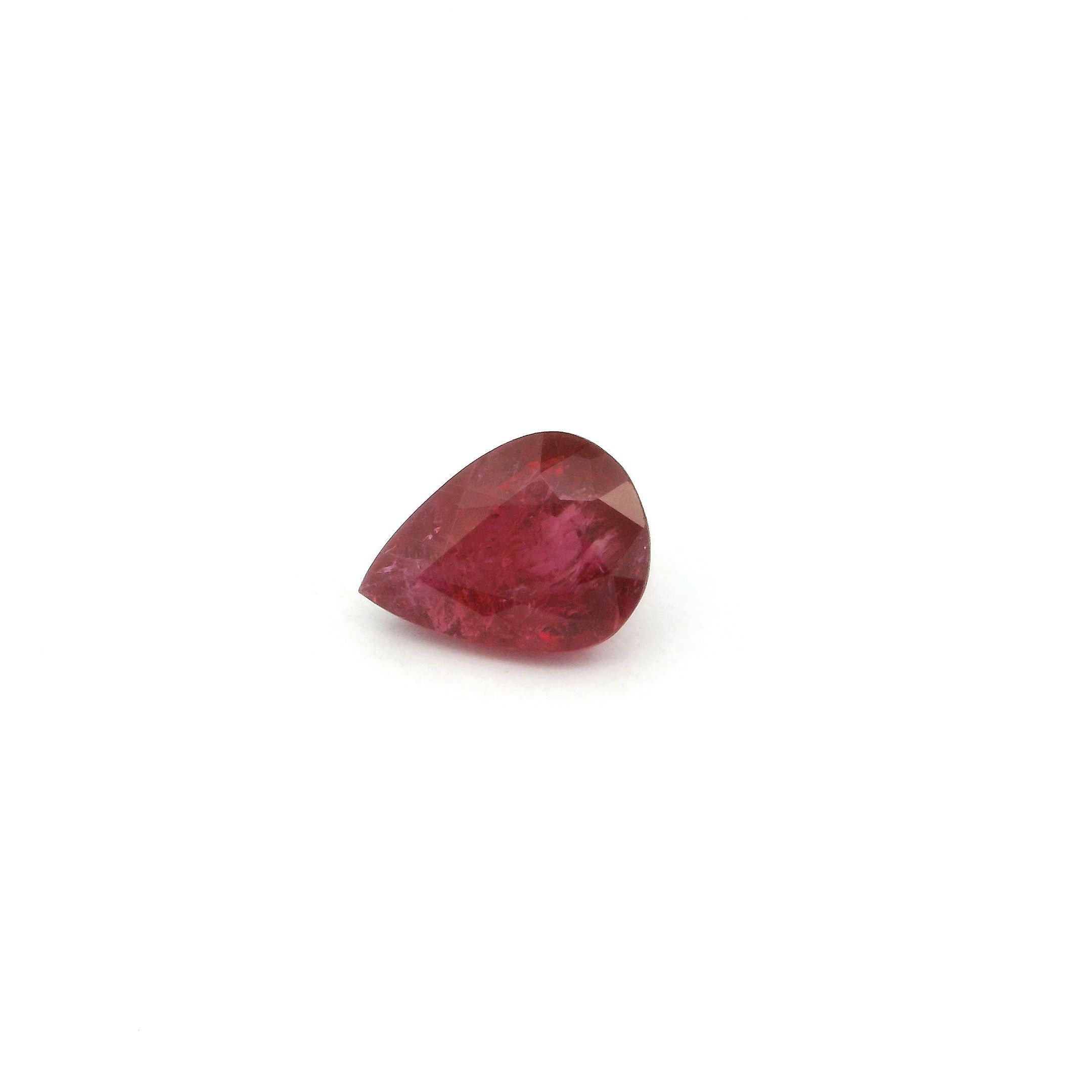 RUBY FACETED 1.12ct RED Intense SI MOZAMBIQUE HEATED