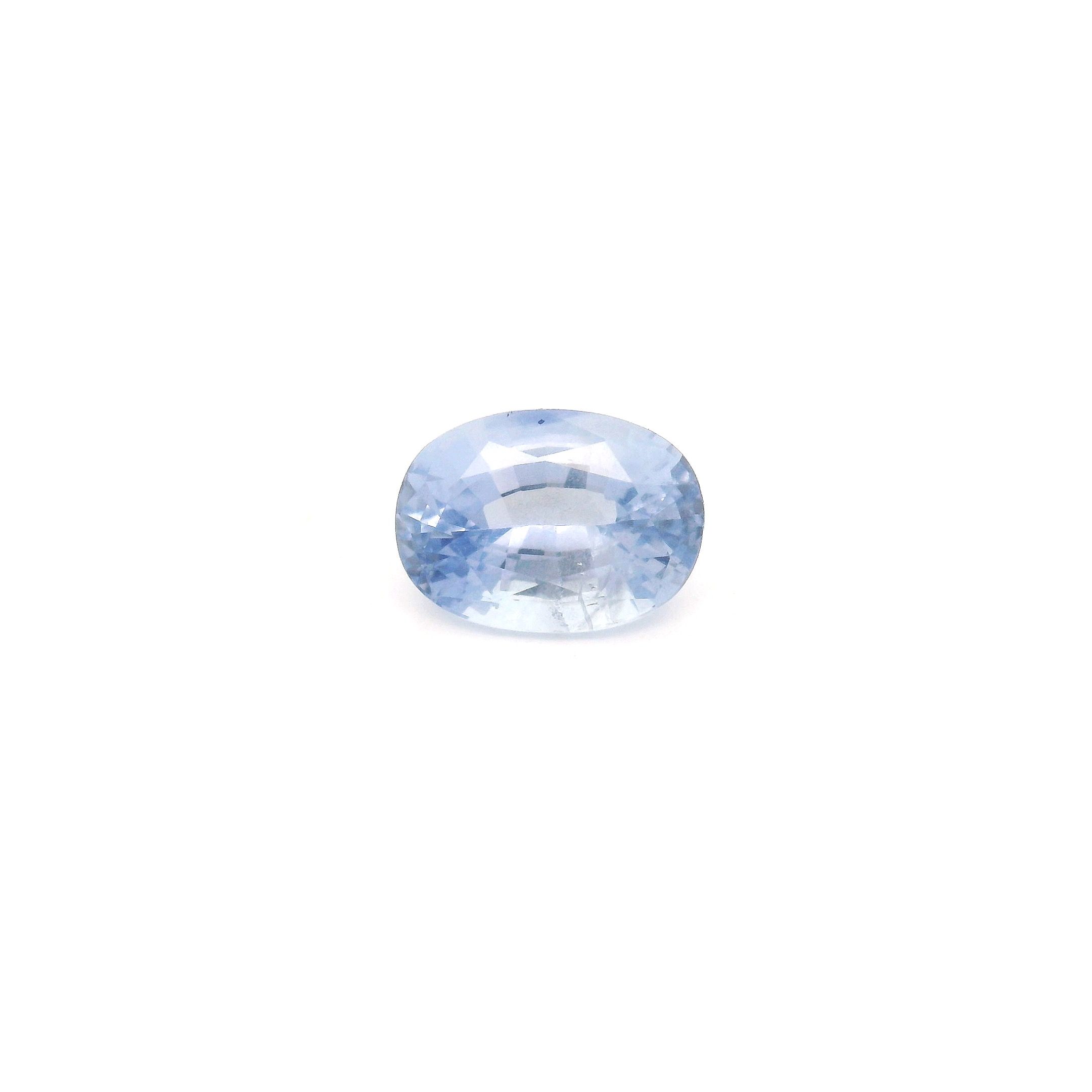 Szafir 1,24 ct, niebieski, szlif owalny