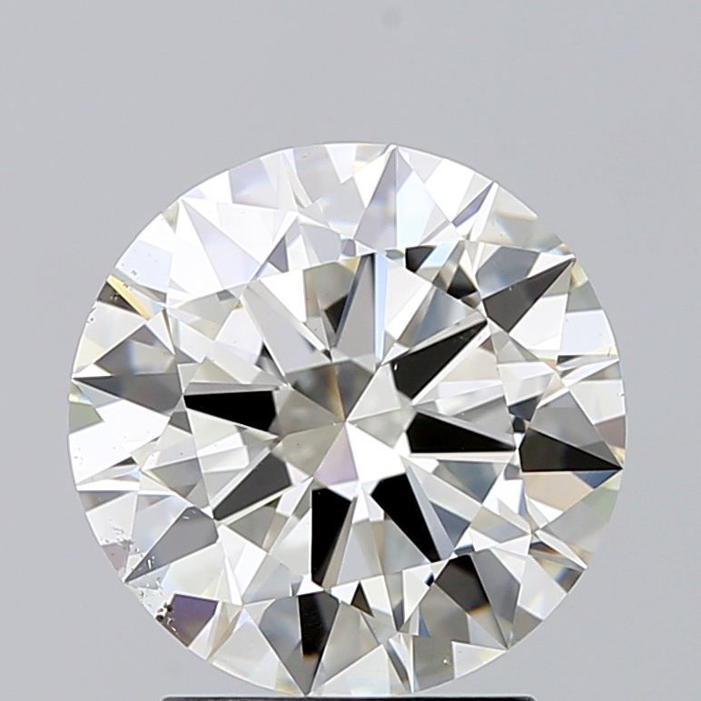 ROUND 2.51 Ct  J VS2 EX EX NON