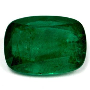 Szmaragd 6,10 ct, zielony, szlif cushion