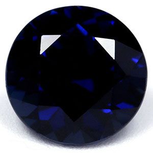 Szafir 1,69 ct, niebieski, szlif okrągły