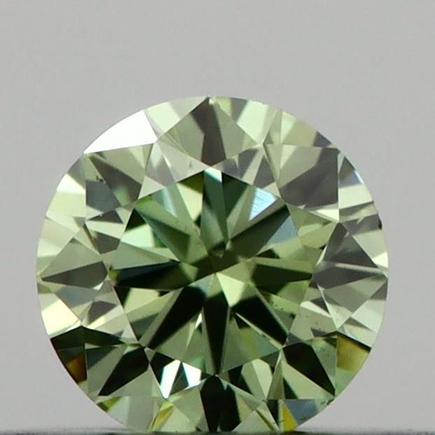 0.21 CT Fancy Vivid Green ROUND