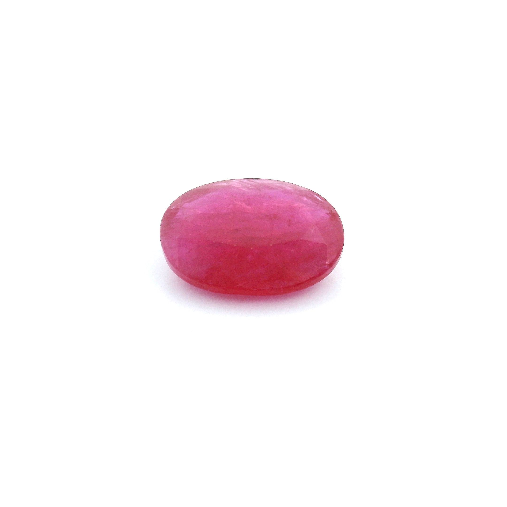 Rubin 1,93 ct, czerwony, szlif owalny