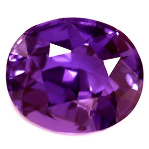 Szafir 2,01 ct, purpurowy, szlif owalny