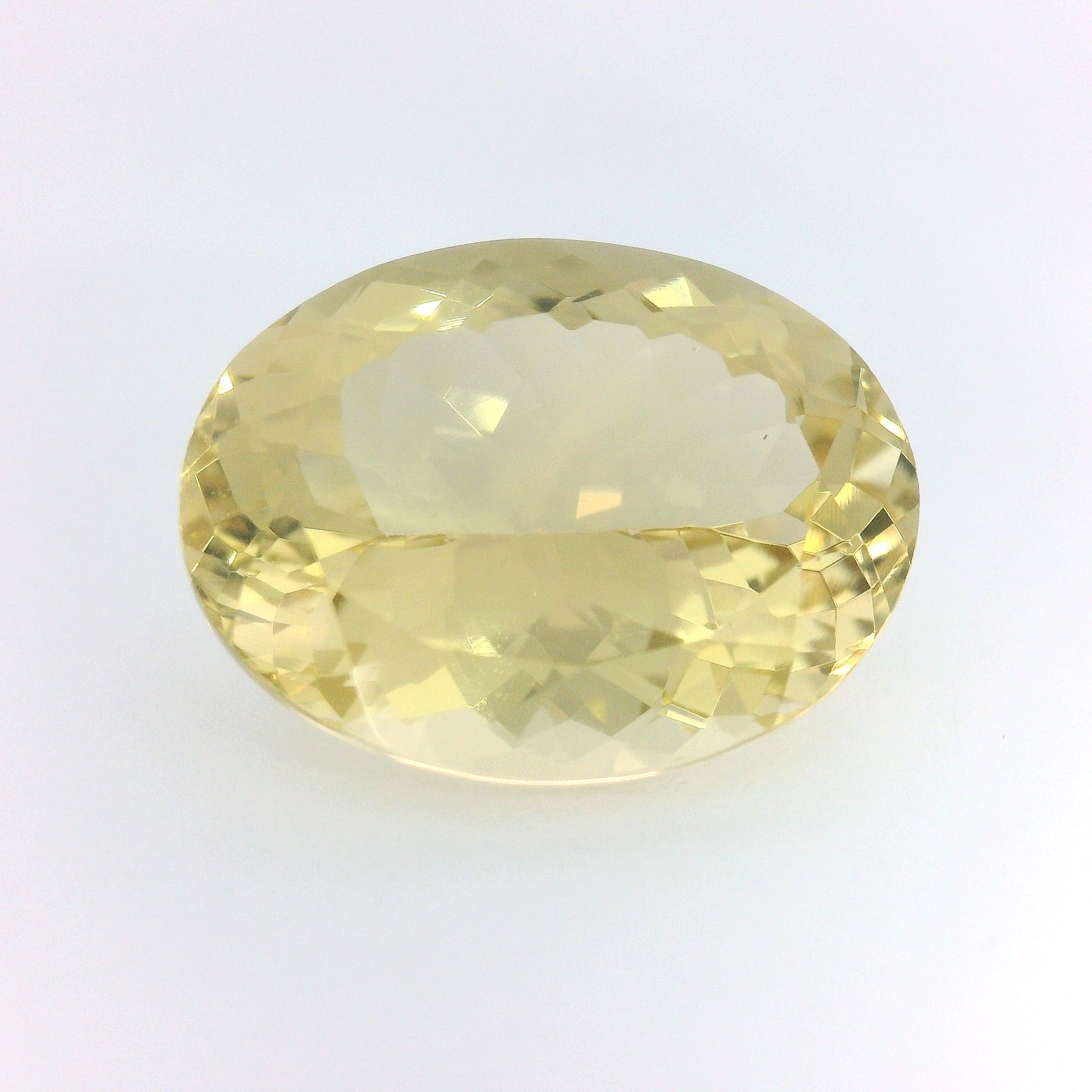 Heliodor 10,06 ct, żółty, szlif owalny