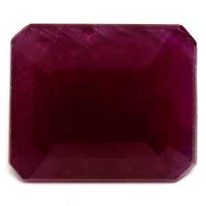 Rubin 8,55 ct, czerwony, szlif szmaragdowy