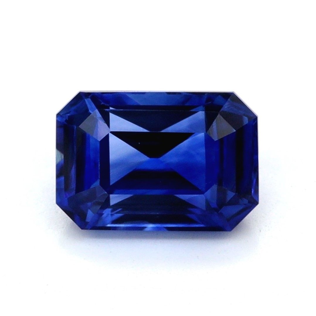 SAPPHIRE FACETED 1.27ct BLUE BLUE EC SRILANKA HEATED