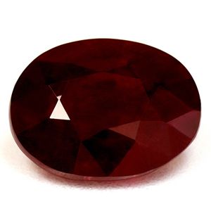 Rubin 1,87 ct, czerwony, szlif owalny