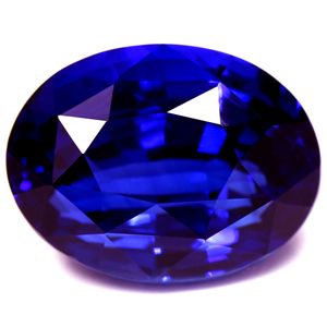 Szafir 7,32 ct, niebieski, szlif owalny