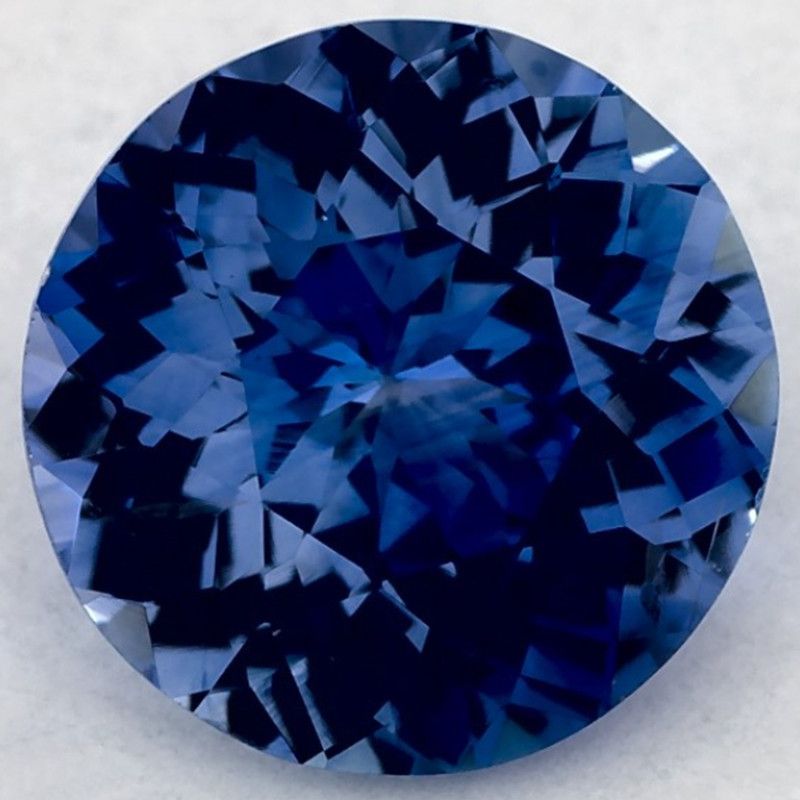 Szafir 2,37 ct, niebieski, szlif okrągły