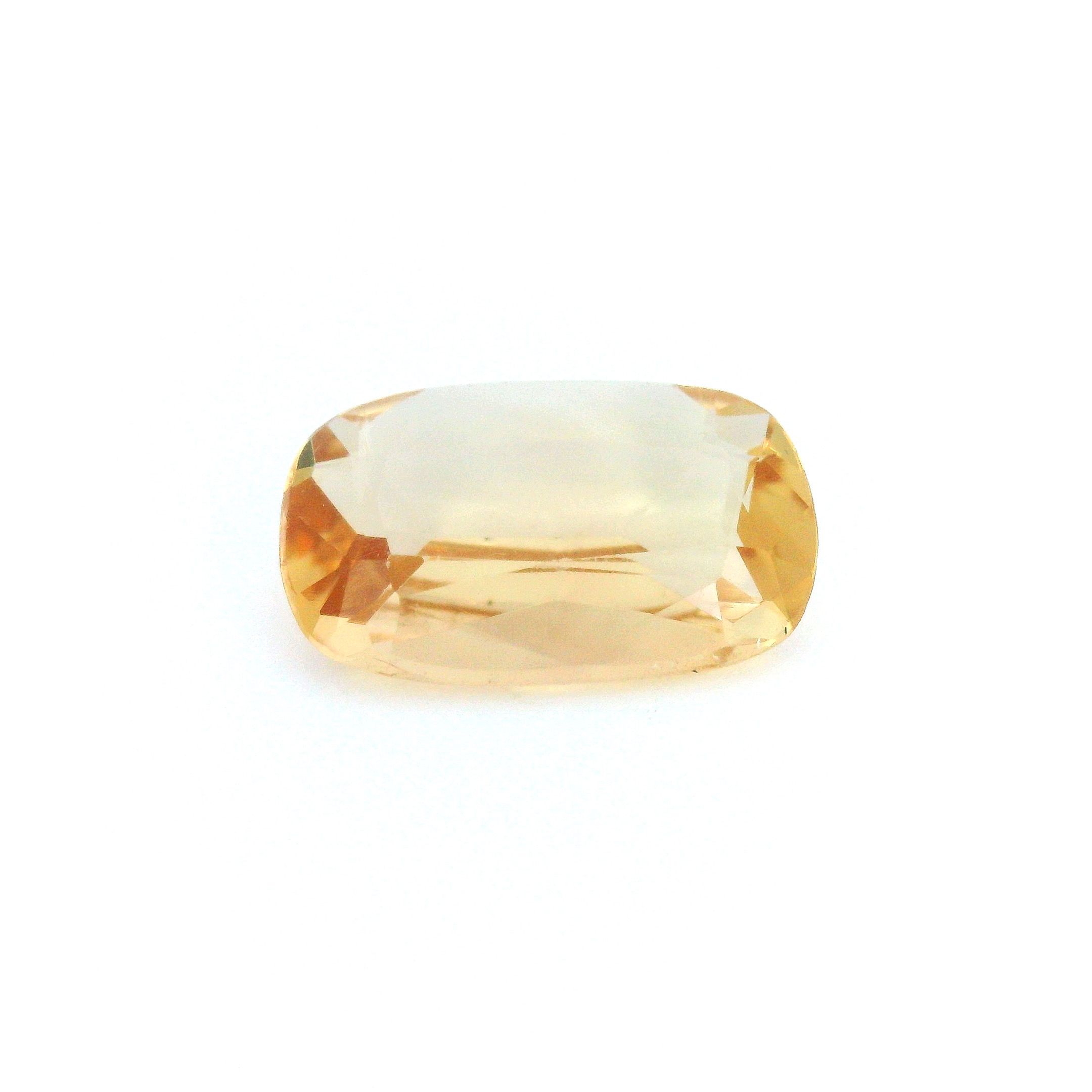 Topaz 3,27 ct, pomarańczowy, szlif cushion