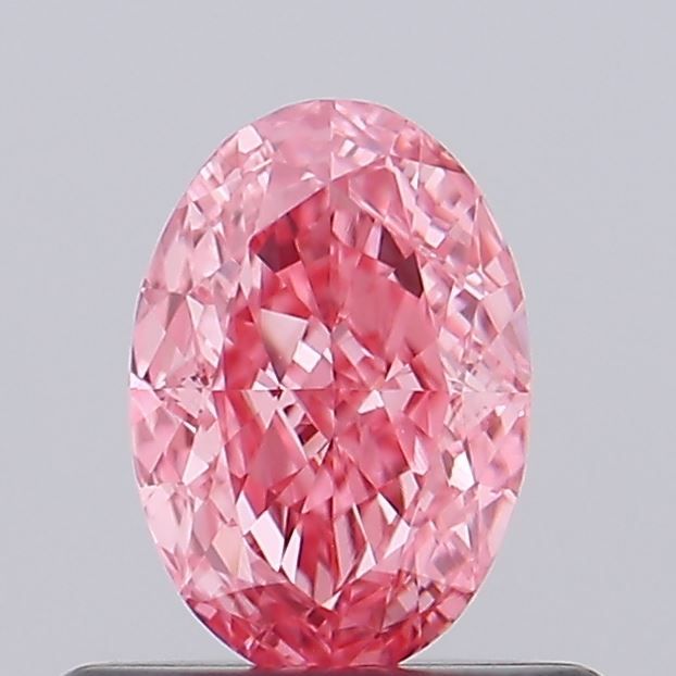 0.49 CT Fancy Intense Pink OVAL