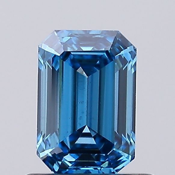 0.83 CT Fancy Vivid Blue EMERALD