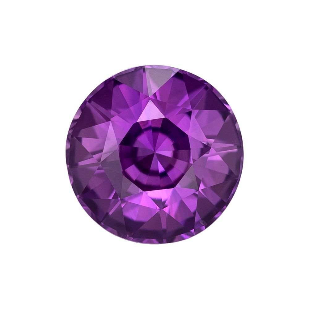 SAPPHIRE FACETED 1.65ct PURPLE SI SRILANKA HEATED