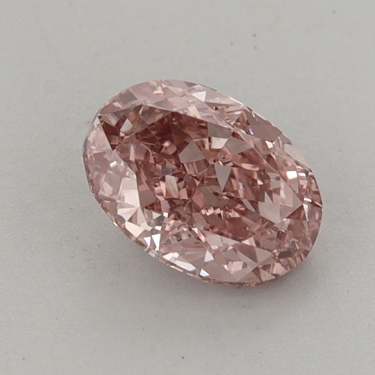 1.09 CT Fancy Vivid Brownish Pink OVAL