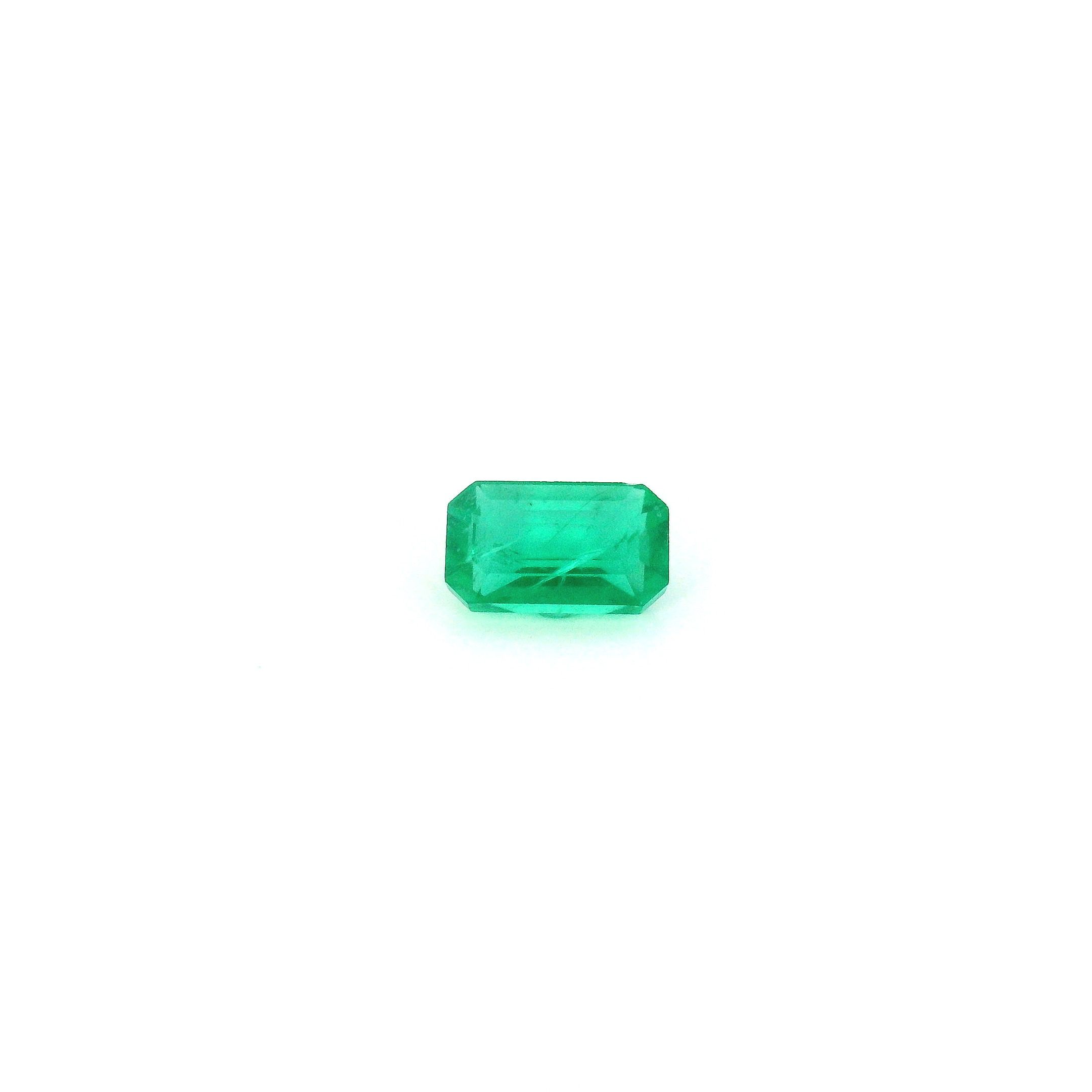 0.28 ct Octagonal emerald
