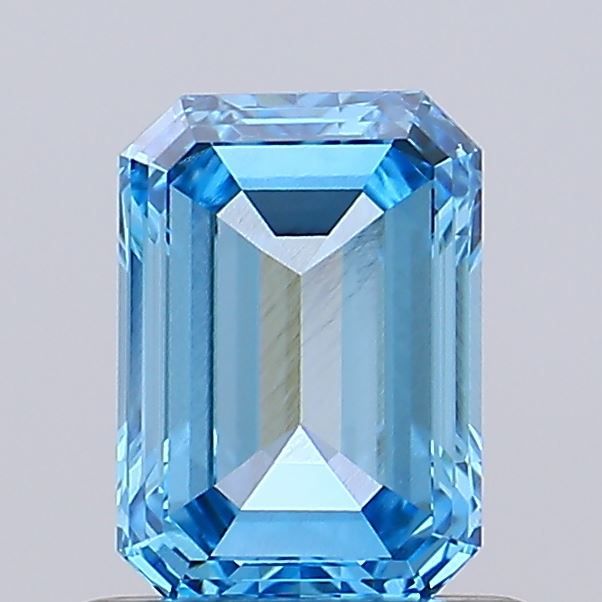 0.83 CT Fancy Vivid Blue EMERALD